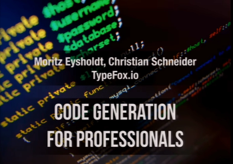 Code generation for professionals