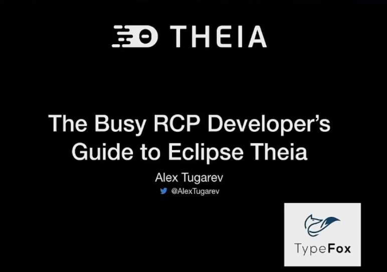 The busy RCP developer’s guide to Eclipse Theia