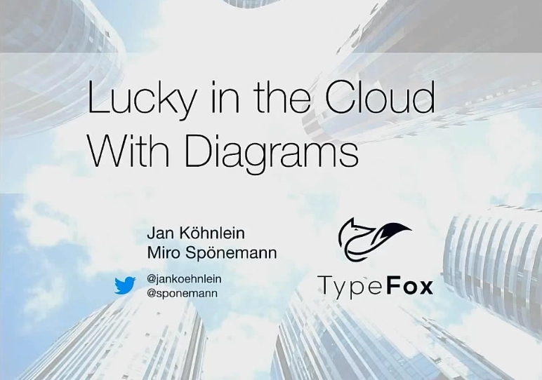 Lucky in the cloud with diagrams