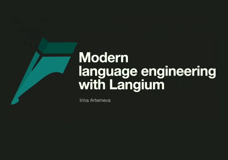 Modern language engineering with Langium