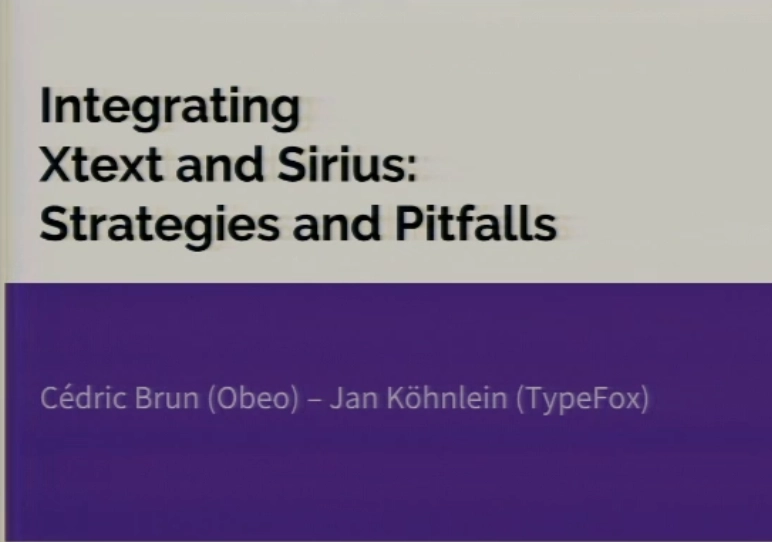 Integrating Xtext and Sirius: strategies and pitfalls